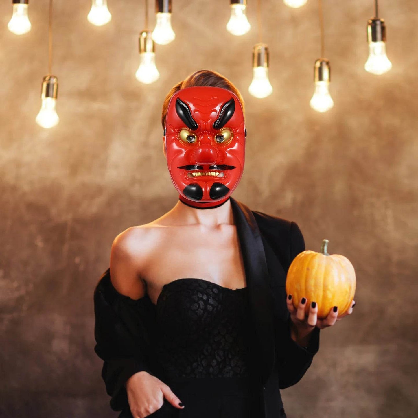 Handcrafted Cosplay Masks Japanese Red Tengu For Parties - ToylandEU