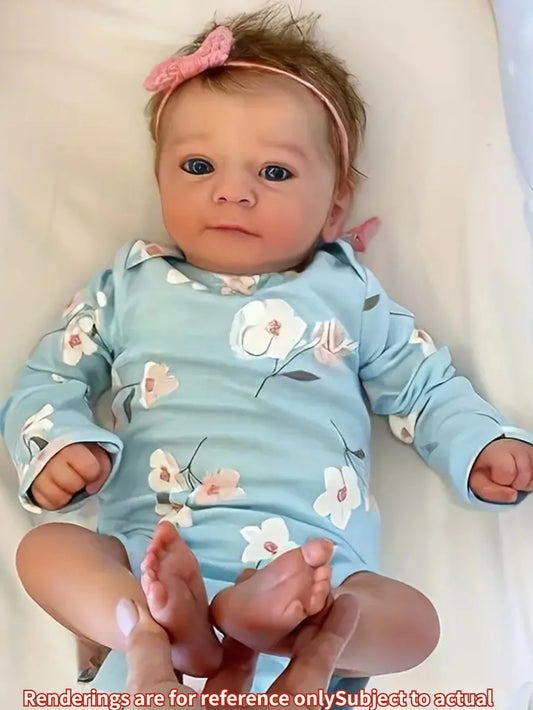 Handcrafted Reborn Doll Baby 17 Inch Realistic Vinyl Gift - ToylandEU