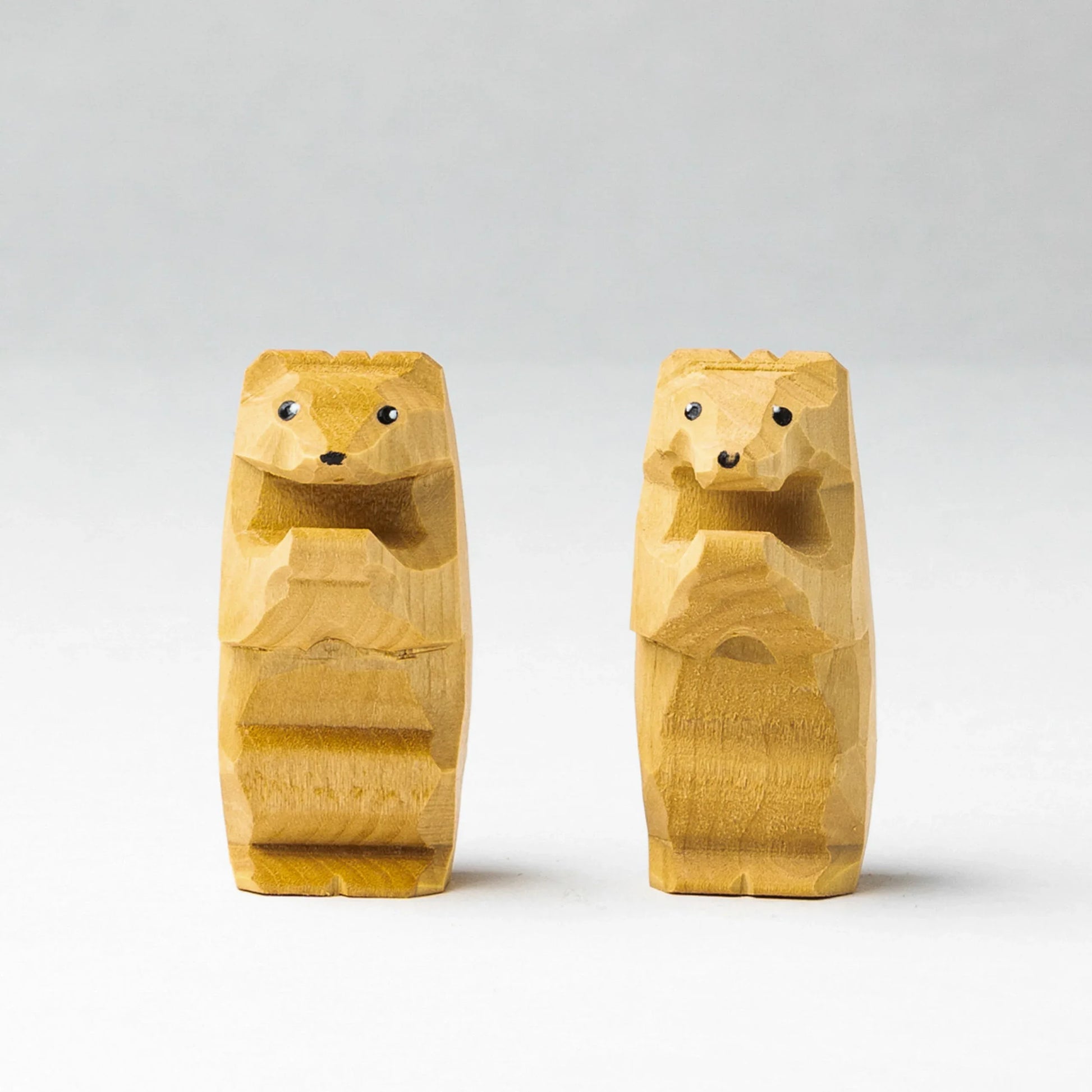 Handcrafted Wooden Cubs Figurines Set of 2 for Imaginative Play - ToylandEU