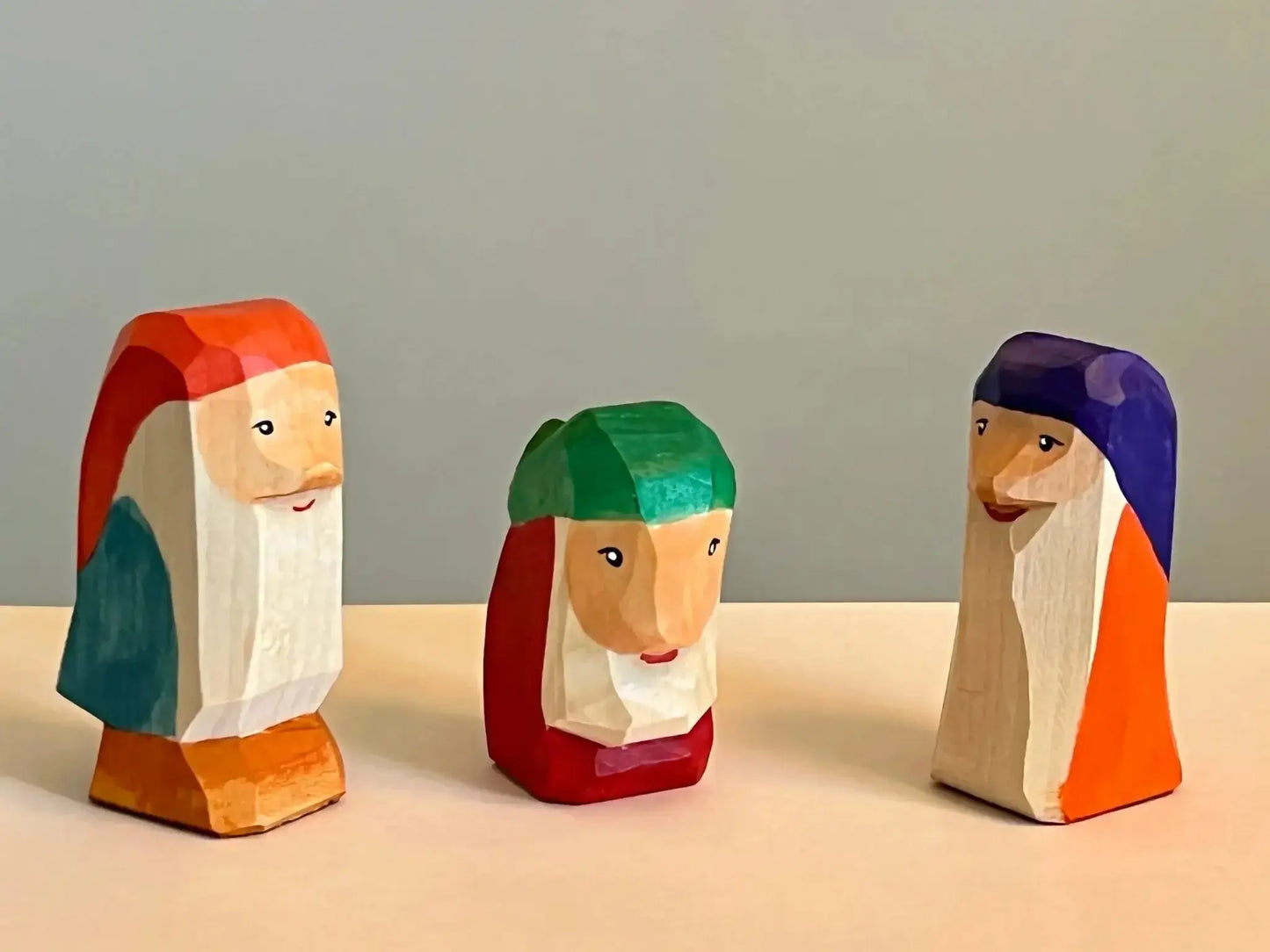 Handcrafted Wooden Gnomes Set For Fairytale Play And Educational Fun - ToylandEU