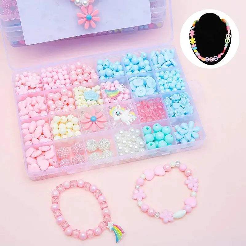 Handmade Beaded Jewelry Kit For Kids Educational Craft Activity - ToylandEU