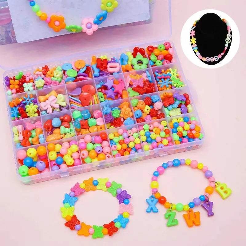 Handmade Beaded Jewelry Kit For Kids Educational Craft Activity - ToylandEU