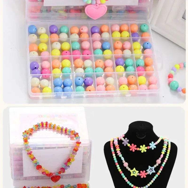 Handmade Beaded Jewelry Kit For Kids Educational Craft Activity - ToylandEU