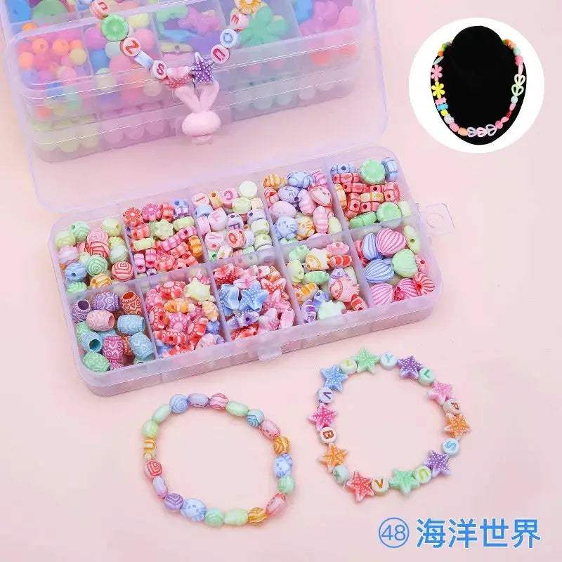 Handmade Beaded Jewelry Kit For Kids Educational Craft Activity - ToylandEU