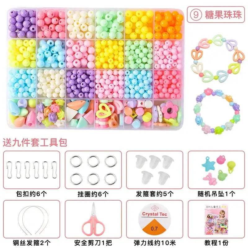 Handmade Beaded Jewelry Kit For Kids Educational Craft Activity - ToylandEU