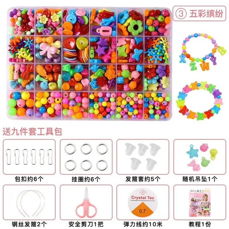 Handmade Beaded Jewelry Kit For Kids Educational Craft Activity - ToylandEU