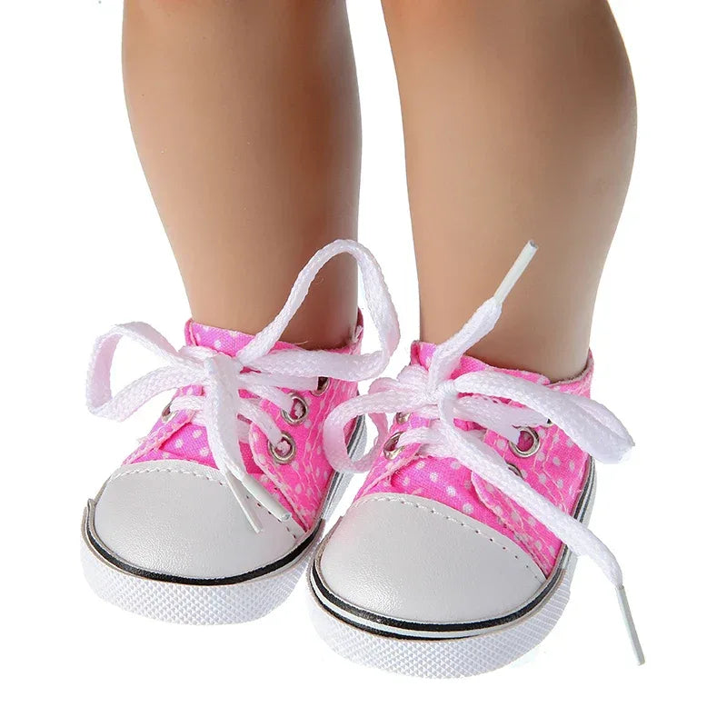 Handmade Doll Shoes For 18 Inch American Girl Dolls - ToylandEU