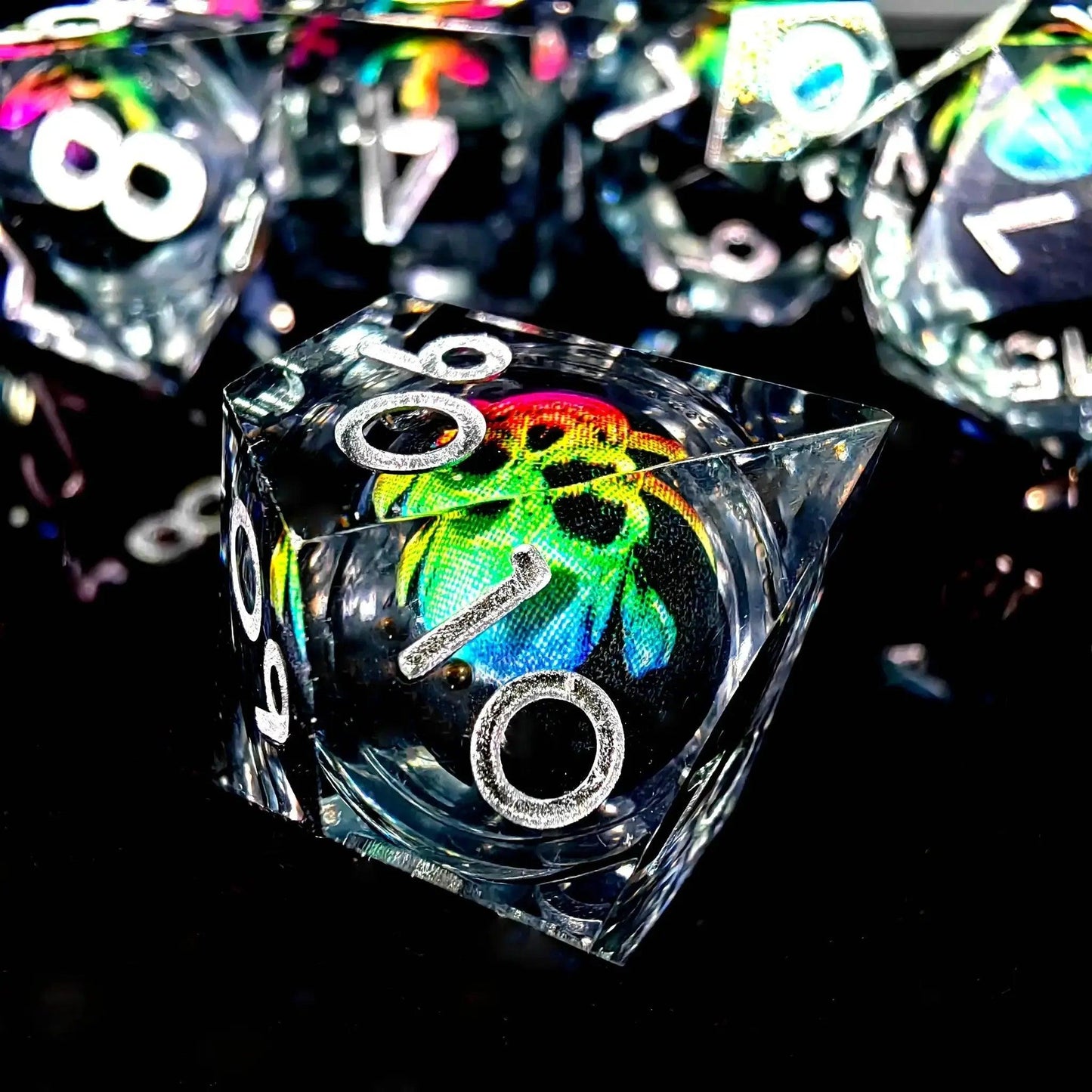  Handmade High-Quality DnD Dice Set - Unique Dragon Eye Core -  ToylandEU™