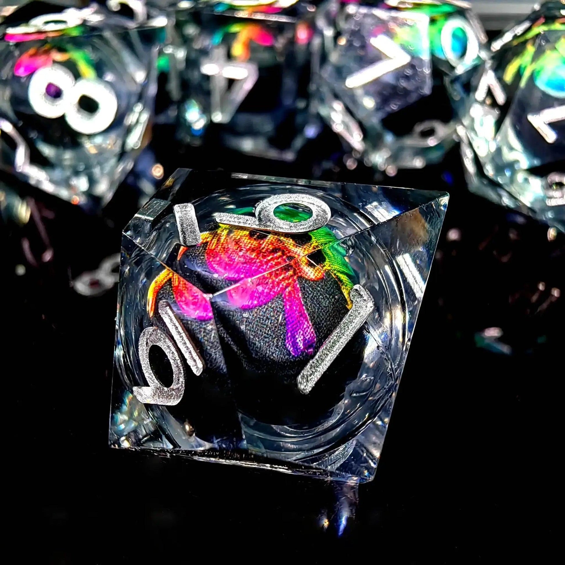  Handmade High-Quality DnD Dice Set - Unique Dragon Eye Core -  ToylandEU™