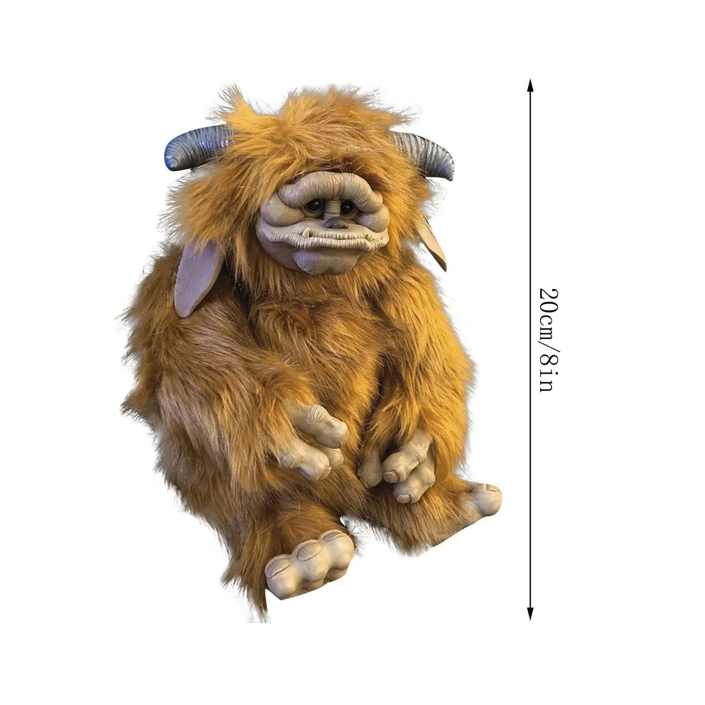 Handmade Plush Doll 9.8 Inch Orangutan And Bullhorn Theme For Babies 0 To 3 Years Gift - ToylandEU