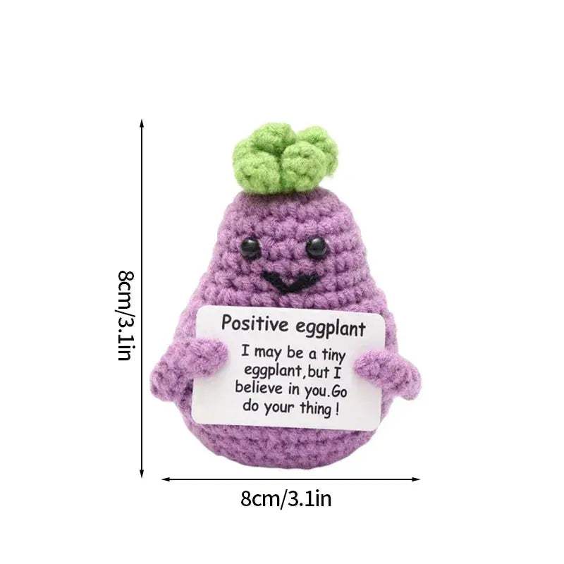 Handmade Positive Energy Crochet Bee Doll For Home Decor Gift - ToylandEU