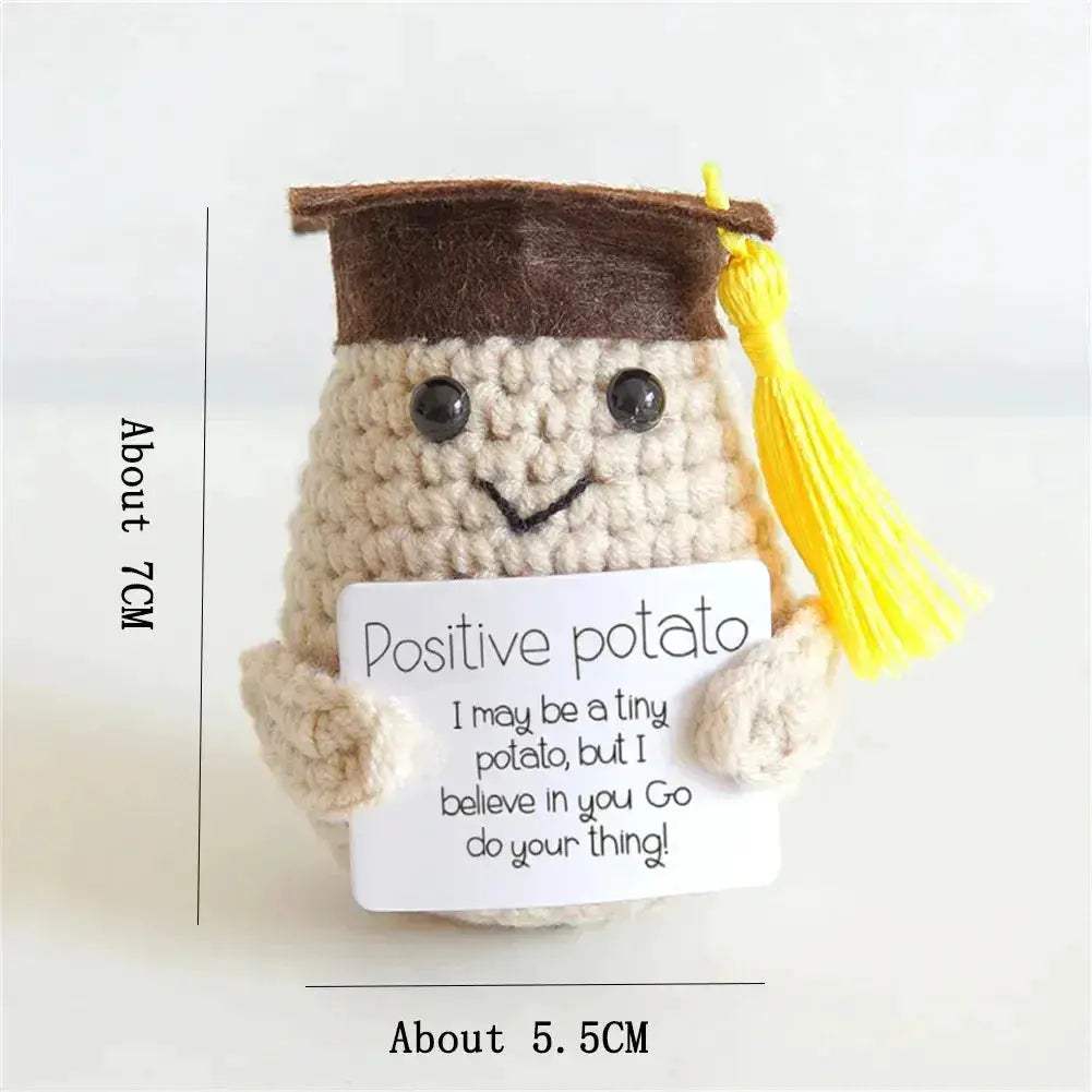 Handmade Positive Energy Crochet Bee Doll For Home Decor Gift - ToylandEU