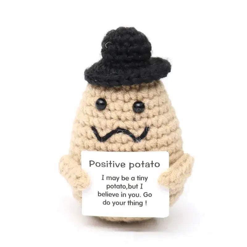 Handmade Positive Energy Crochet Bee Doll For Home Decor Gift - ToylandEU