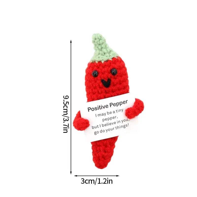 Handmade Positive Energy Crochet Bee Doll For Home Decor Gift - ToylandEU