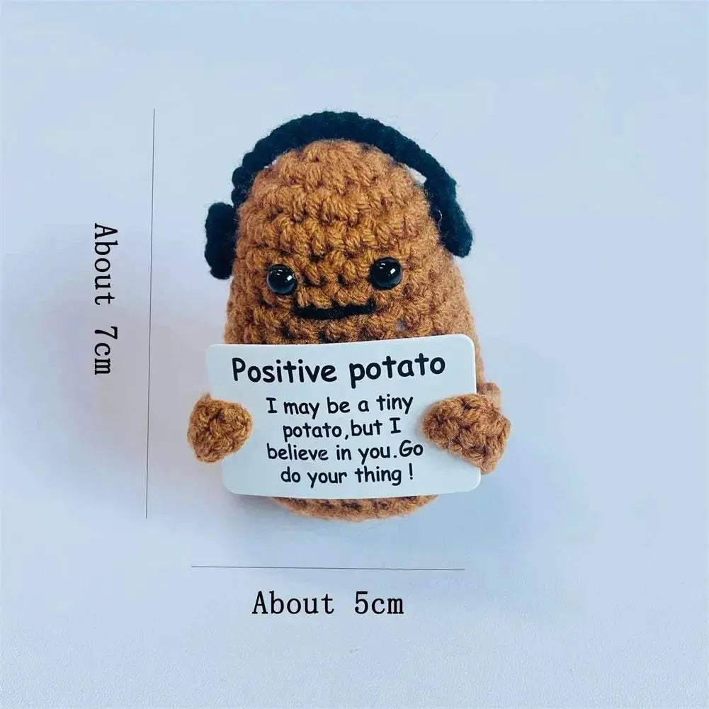 Handmade Positive Energy Crochet Bee Doll For Home Decor Gift - ToylandEU