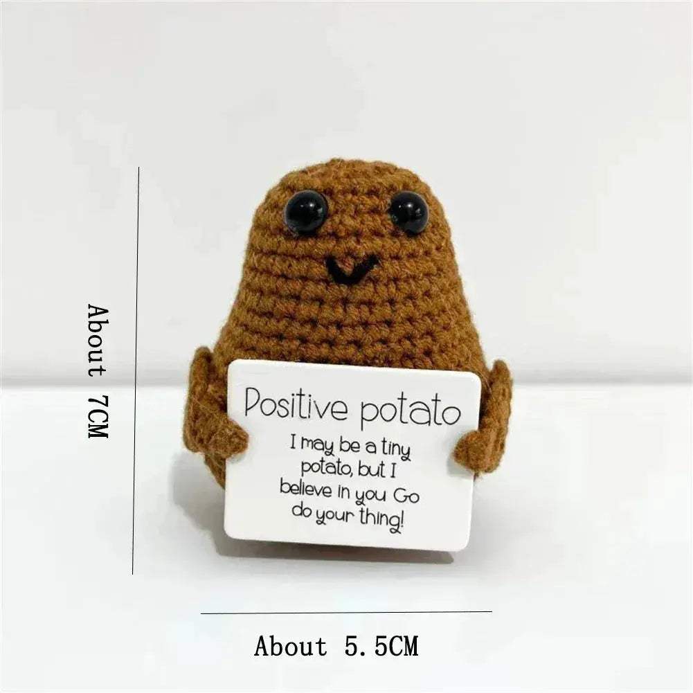 Handmade Positive Energy Crochet Bee Doll For Home Decor Gift - ToylandEU