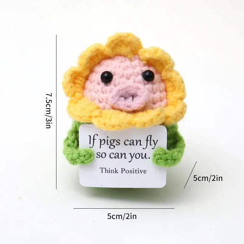 Handmade Positive Energy Crochet Bee Doll For Home Decor Gift - ToylandEU