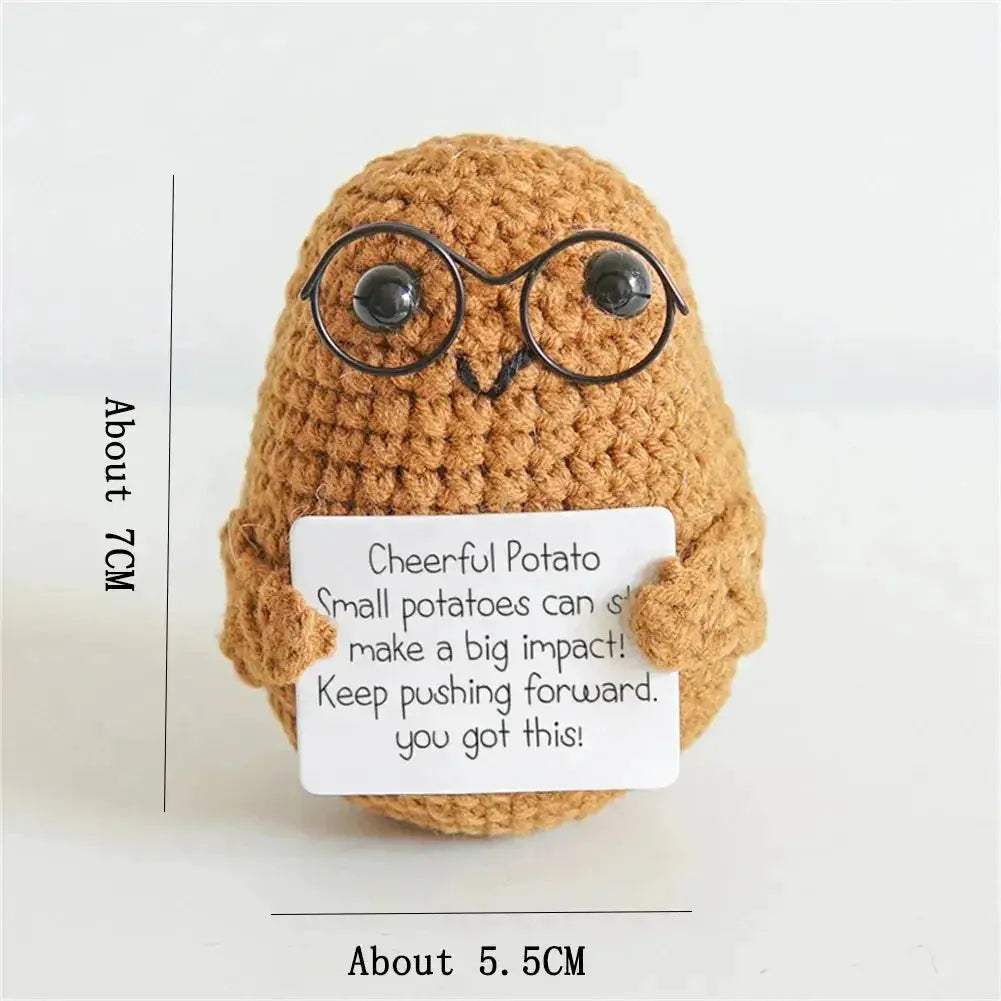 Handmade Positive Energy Crochet Bee Doll For Home Decor Gift - ToylandEU