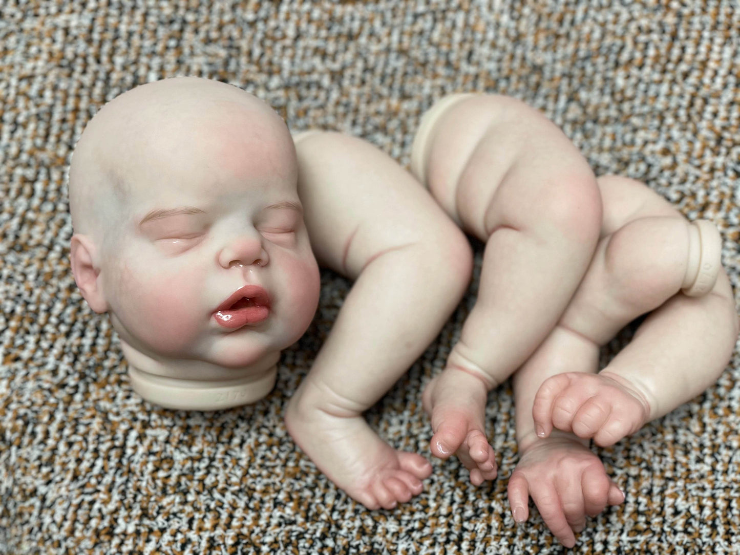 Handmade Reborn Doll Kit 18-20 Inch Unfinished DIY Hobbyists - ToylandEU