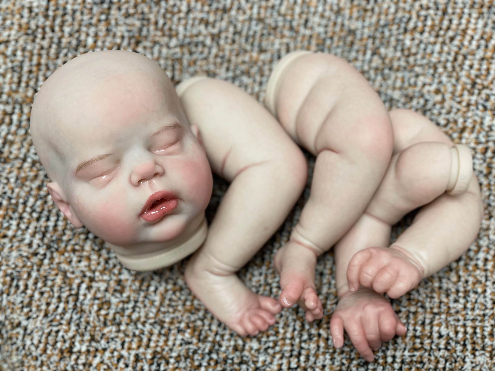 Handmade Reborn Doll Kit 18-20 Inch Unfinished DIY Hobbyists - ToylandEU