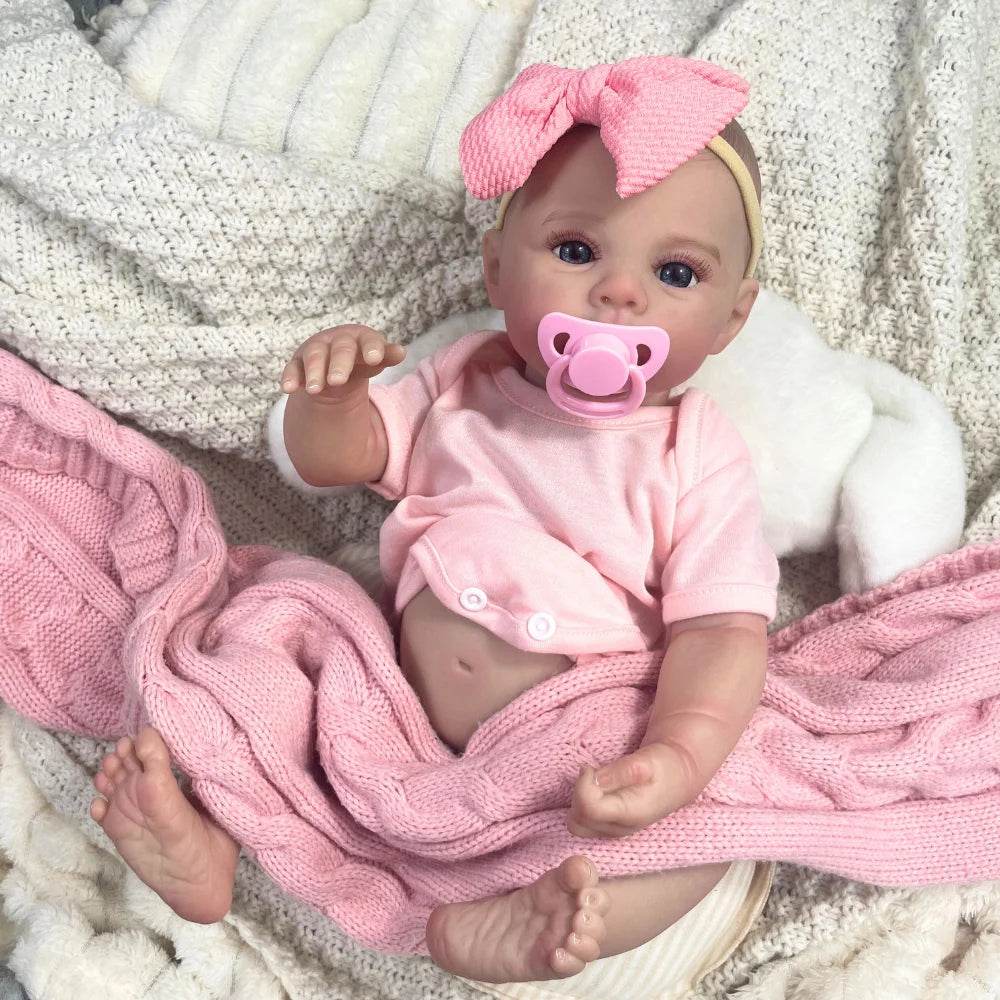 Handmade Reborn Doll Meadow Girl Full Vinyl 18 Inch Gift - ToylandEU