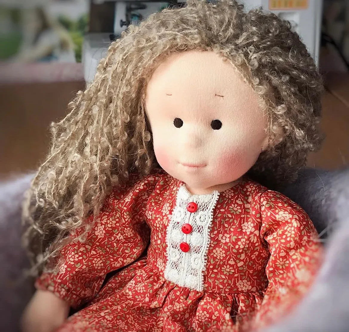 Handmade Waldorf Doll for Dress Up With Removable Clothes - ToylandEU