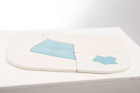 Handmade Wooden Arctic Scene Puzzle Board Set For Creative Play - ToylandEU