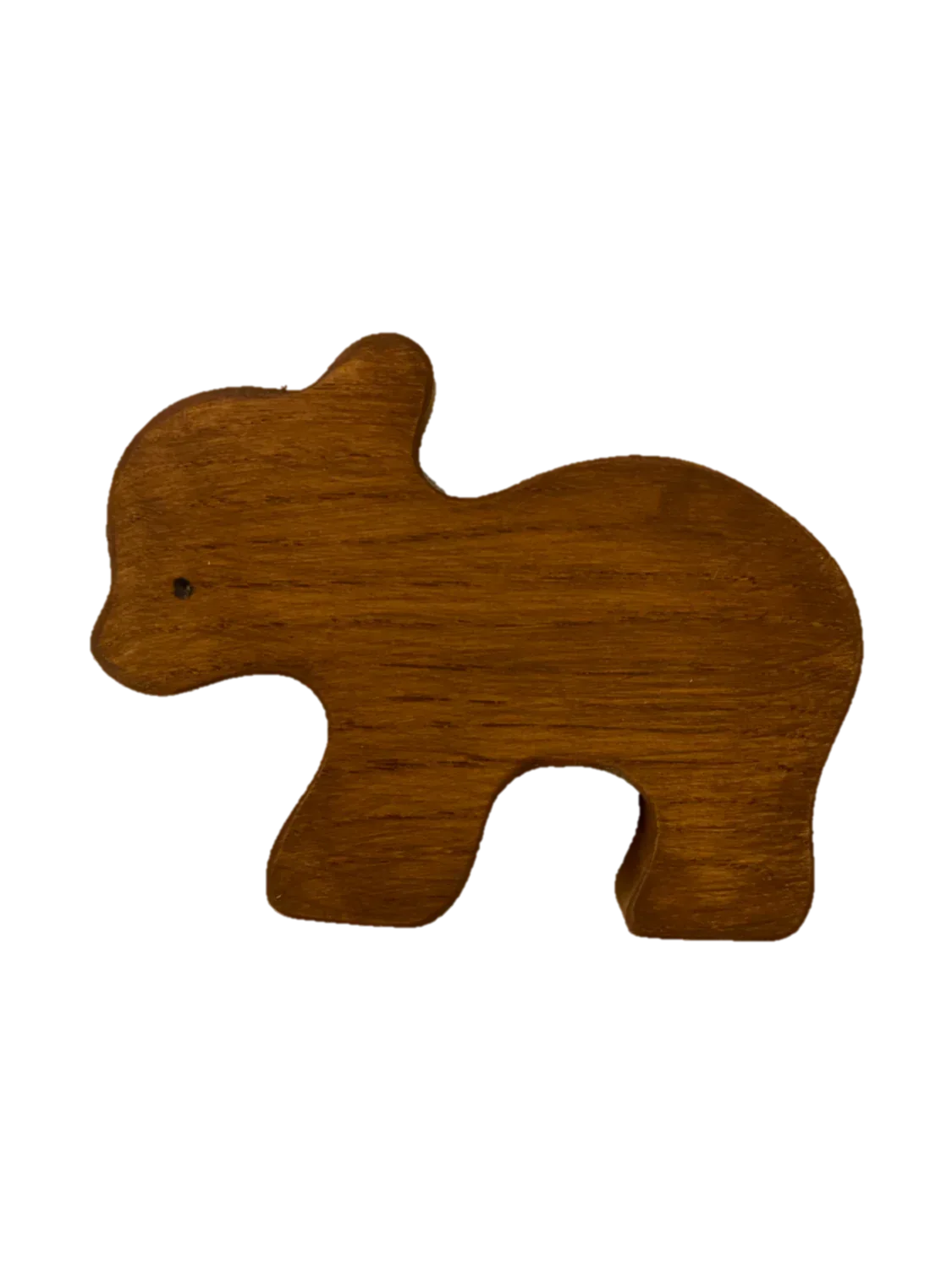 Handmade Wooden Bear Figurine For Creative Play And Educational Fun - ToylandEU