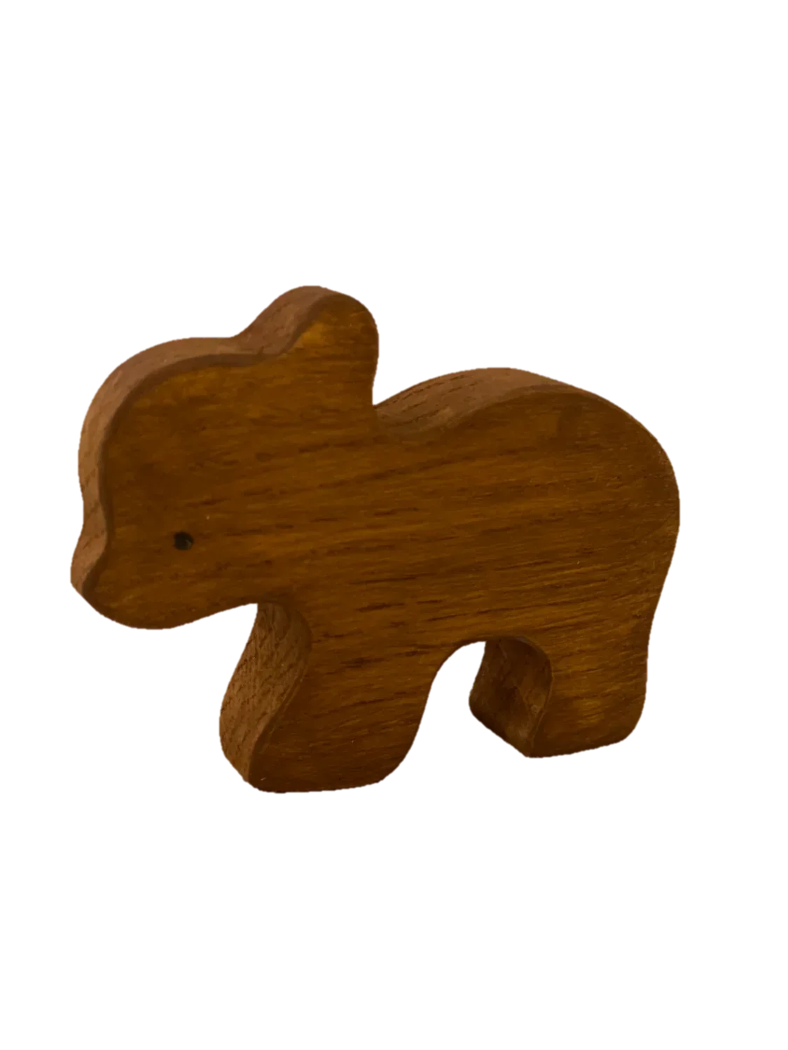 Handmade Wooden Bear Figurine For Creative Play And Educational Fun - ToylandEU