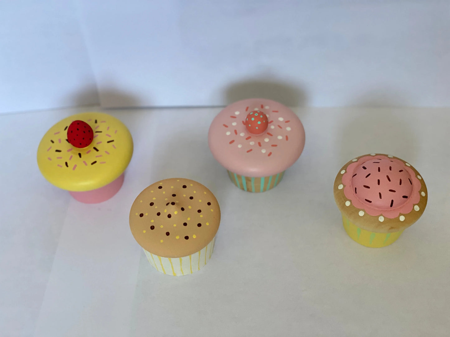 Handmade Wooden Cupcake Set for Kids with Realistic Design - ToylandEU