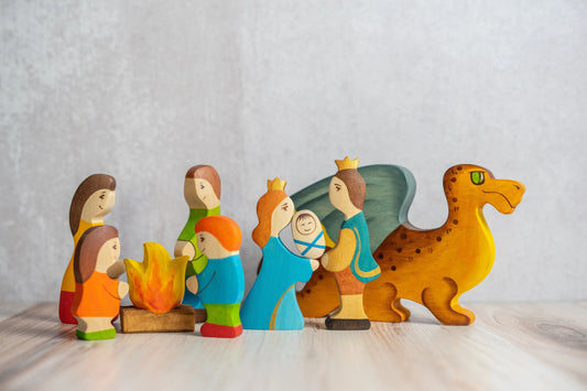 Handmade Wooden Dragon Toy For Safe Creative Playtime Fun - ToylandEU