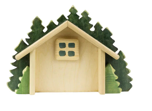Handmade Wooden Fairy House For Forest Play Decor - ToylandEU