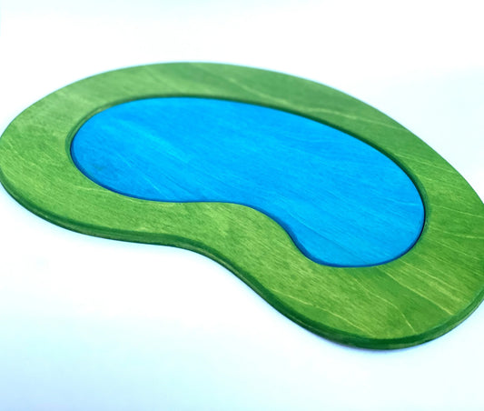 Handmade Wooden Pond Puzzle For Creative Educational Play - ToylandEU