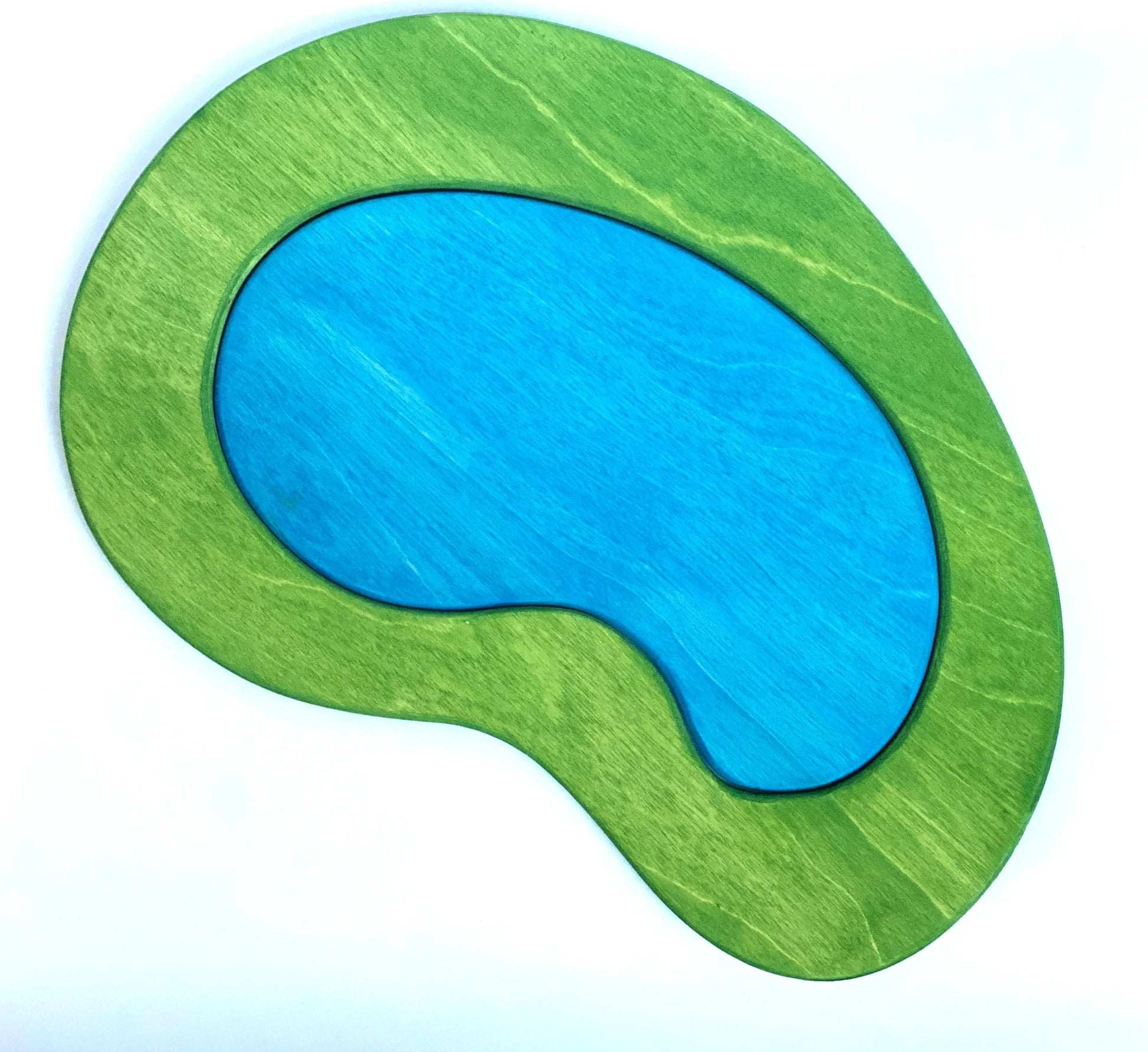 Handmade Wooden Pond Puzzle For Creative Educational Play - ToylandEU