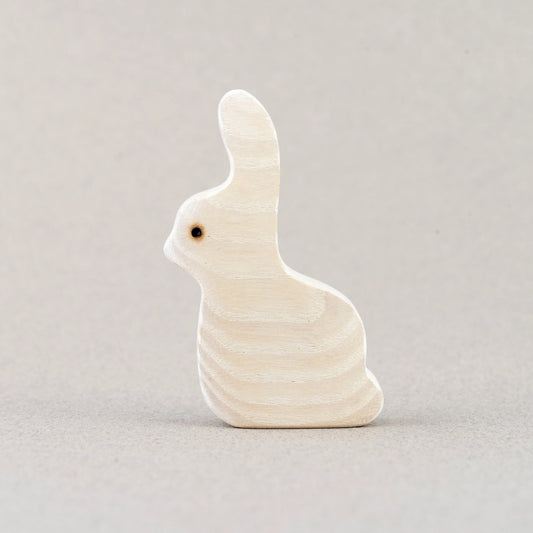Handmade Wooden Rabbit Figurine for Imaginative Play - ToylandEU