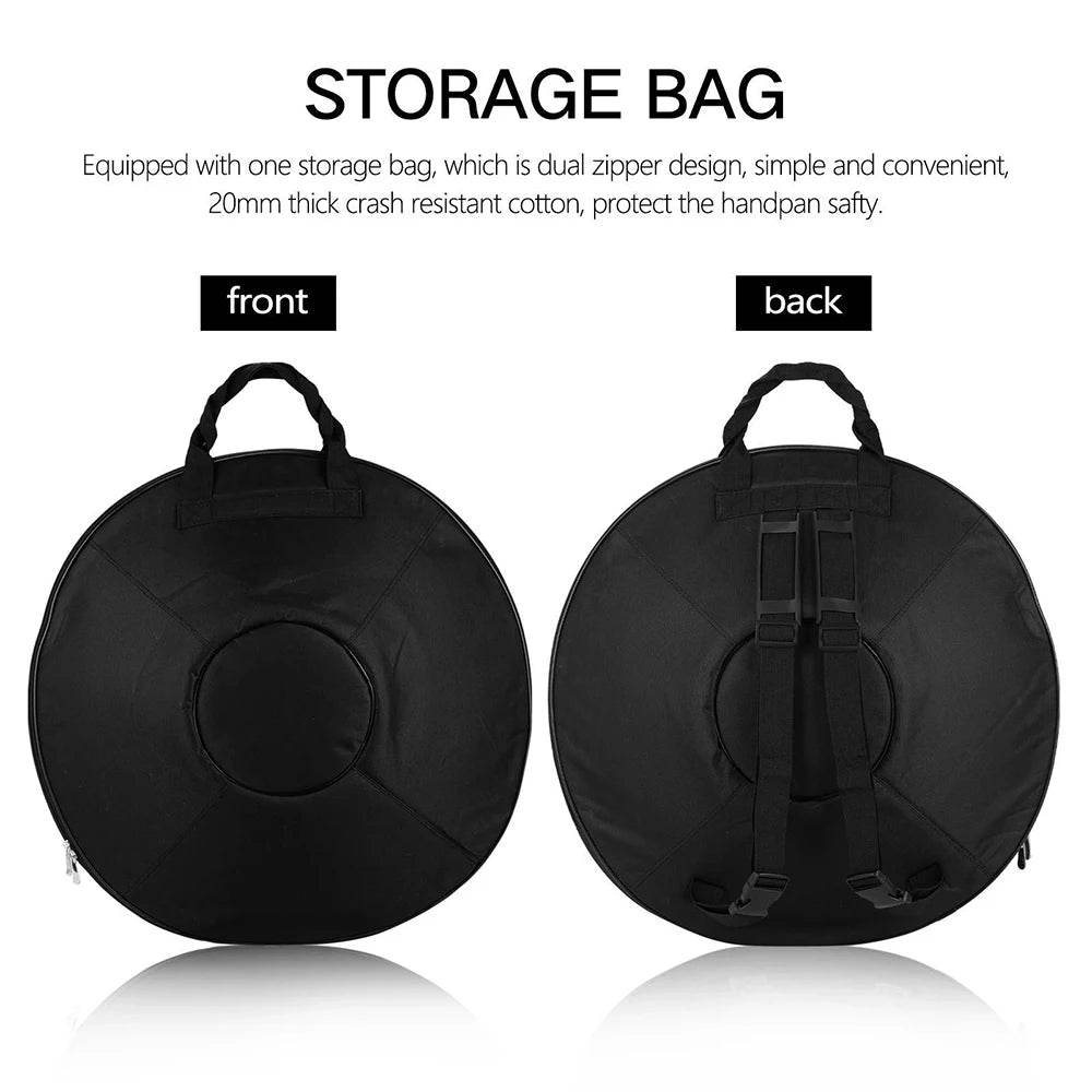 Handpan Drum 9 10 12 Notes D Minor 22 Inch Steel Tongue Drum Yoga Meditation Instrument Beginner Gift Music Drum Kurd - ToylandEU