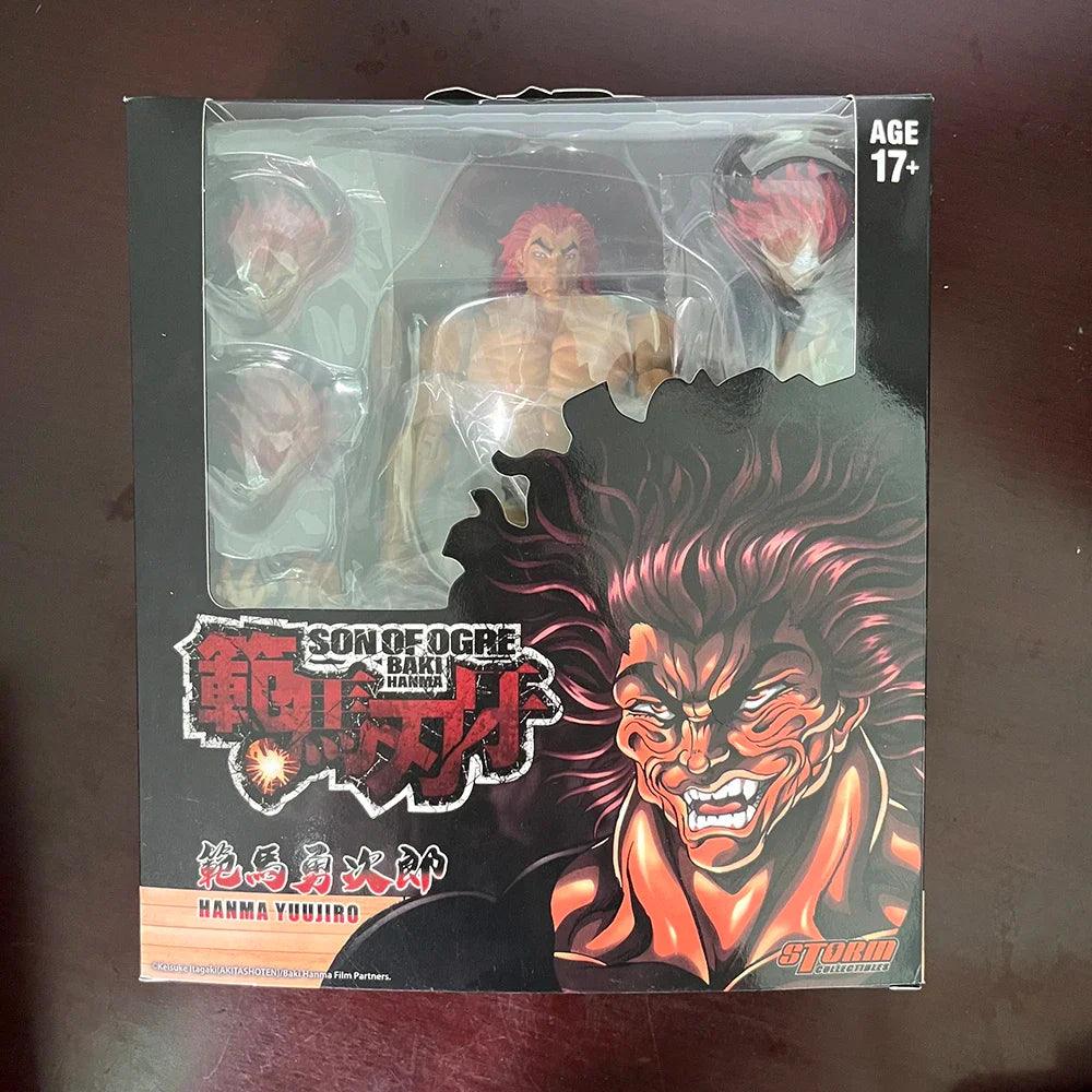 Hanma Yujiro and Baki Action Figure Set Iconic Duel PVC