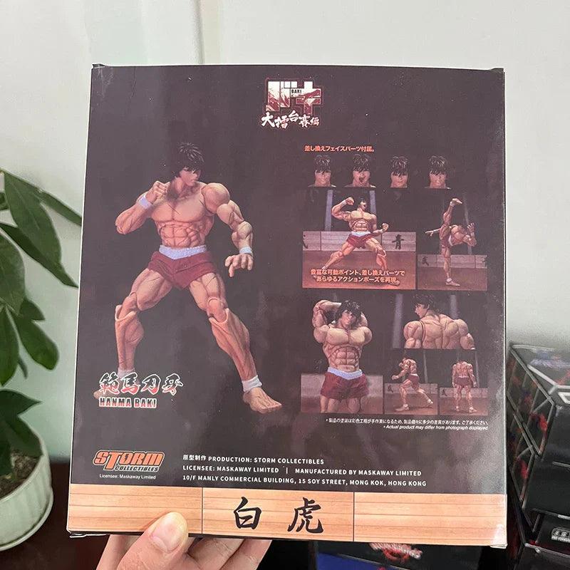 Hanma Yujiro and Baki Action Figure Set Iconic Duel PVC