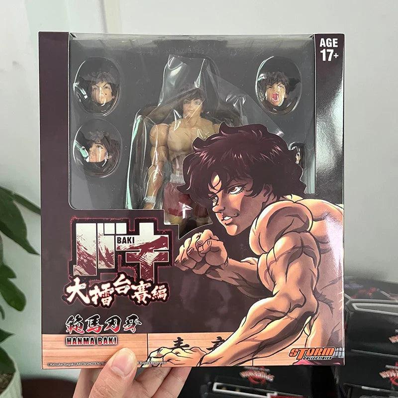 Hanma Yujiro and Baki Action Figure Set Iconic Duel PVC