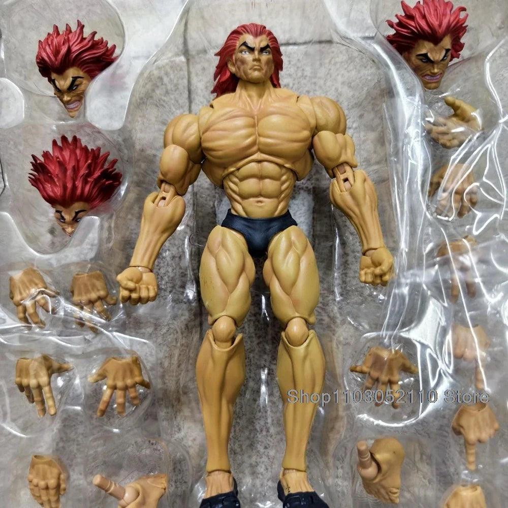 Hanma Yujiro and Baki Action Figure Set Iconic Duel PVC