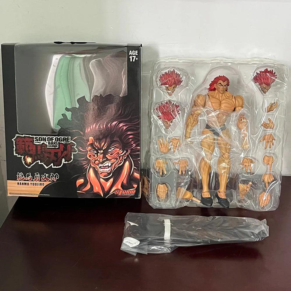 Hanma Yujiro and Baki Action Figure Set Iconic Duel PVC