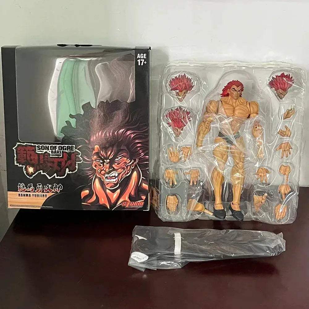 Hanma Yujiro and Baki Hanma Action Figure, Baki The Grappler Anime Figurines Son Of Ogre - ToylandEU