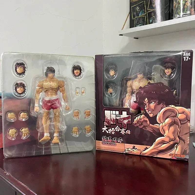 Hanma Yujiro and Baki Hanma Action Figure, Baki The Grappler Anime Figurines Son Of Ogre - ToylandEU