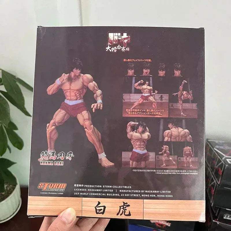 Hanma Yujiro and Baki Hanma Action Figure, Baki The Grappler Anime Figurines Son Of Ogre - ToylandEU