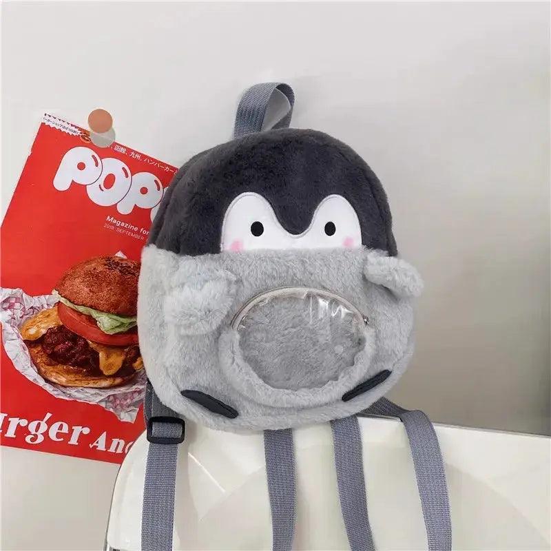  Harajuku Ita Bag Plush Backpack With Penguin Charm -  ToylandEU™