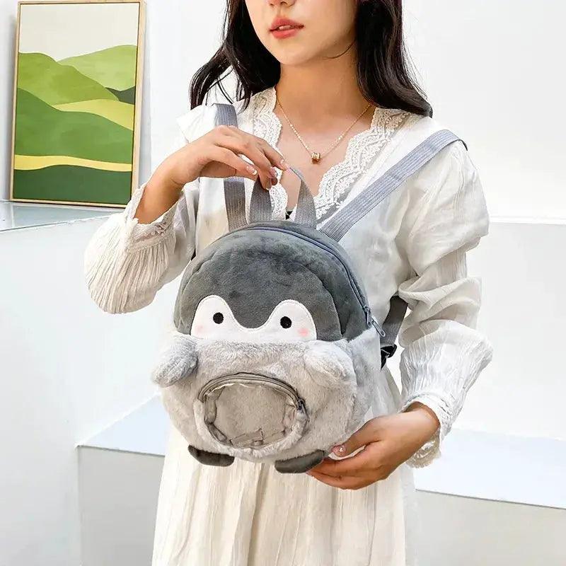  Harajuku Ita Bag Plush Backpack With Penguin Charm -  ToylandEU™