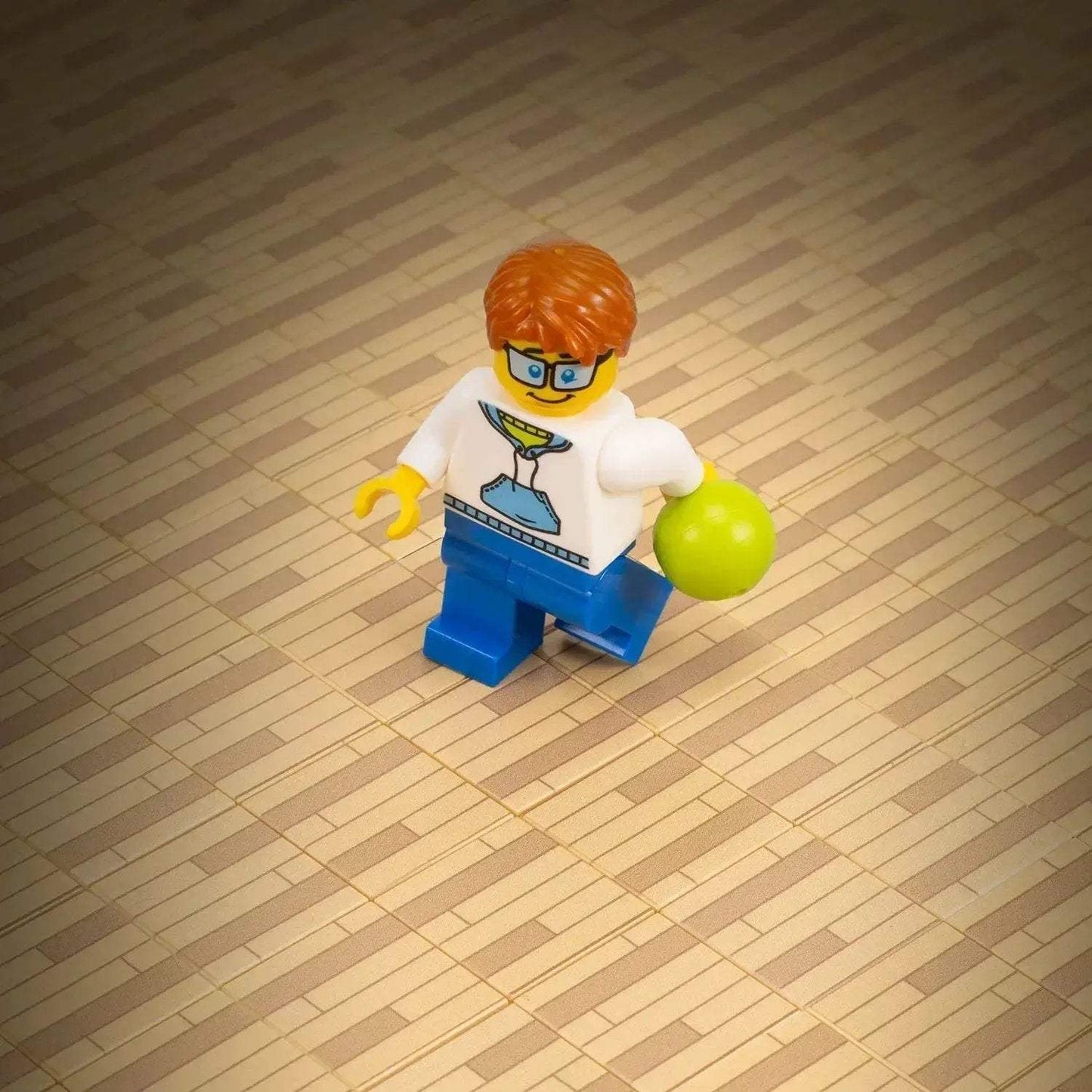 LEGO Hardwood Flooring 2x2 Tile for Basketball Courts Durable - ToylandEU