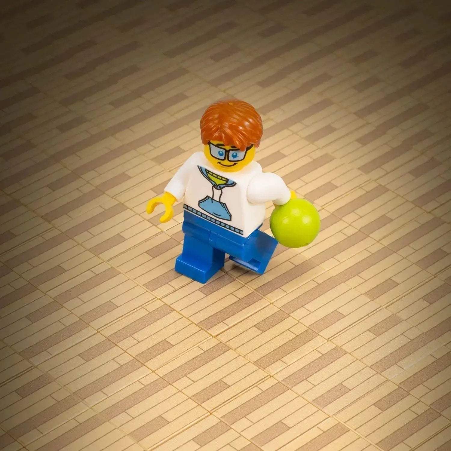 LEGO Hardwood Flooring 2x2 Tile for Basketball Courts Durable - ToylandEU