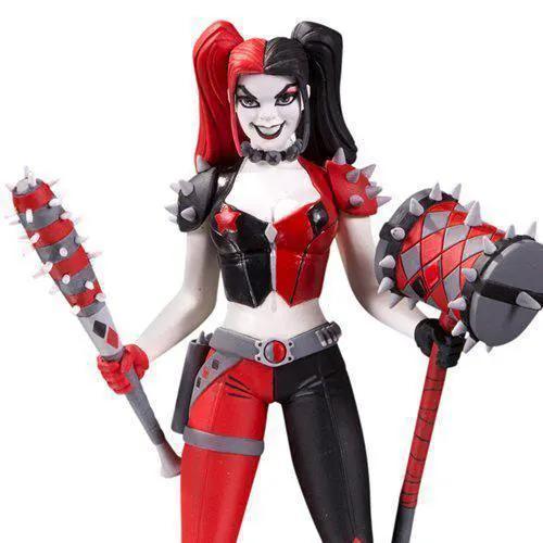  Harley Quinn Statue Amanda Conner Red White Black -  ToylandEU™