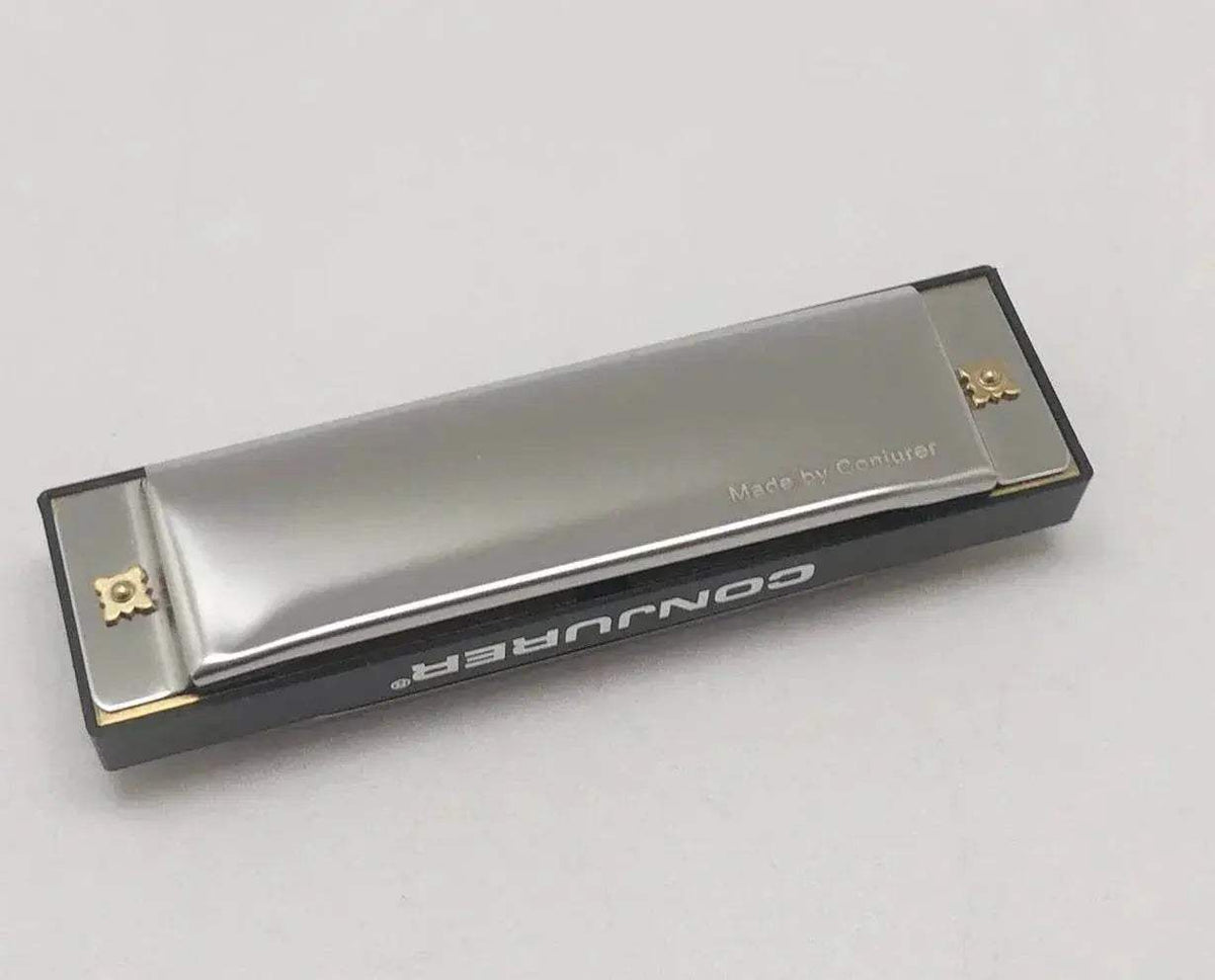  Conjurer 10 Hole Blues Harmonica Set of 7 Keys with Case -  ToylandEU™